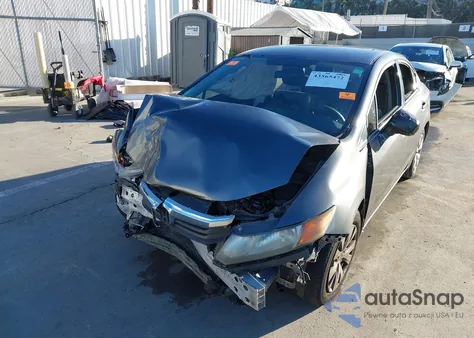 2012 Honda Civic Lx из США, поврежденный, VIN 19XFB2F50CE347357